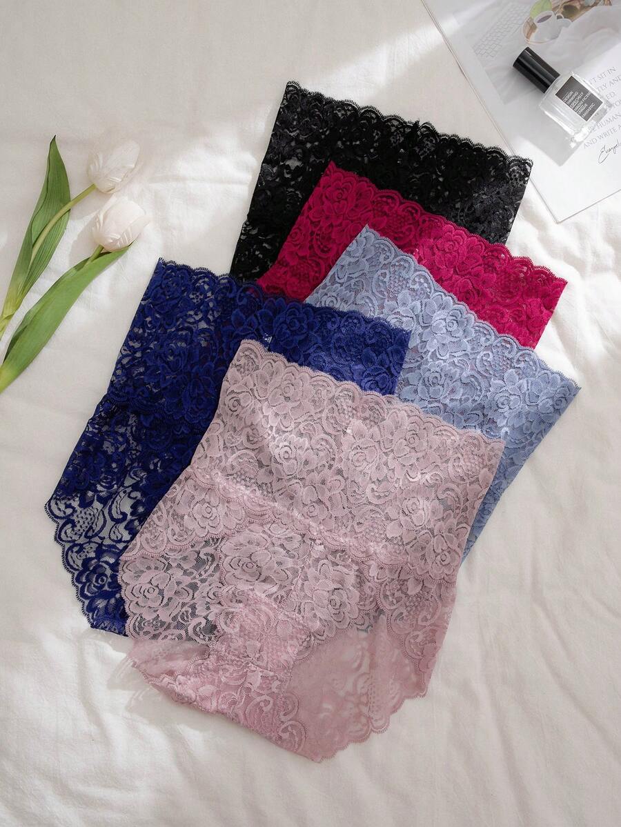 💖 Pack x3 Pantis Invisible de Encaje Premium💕