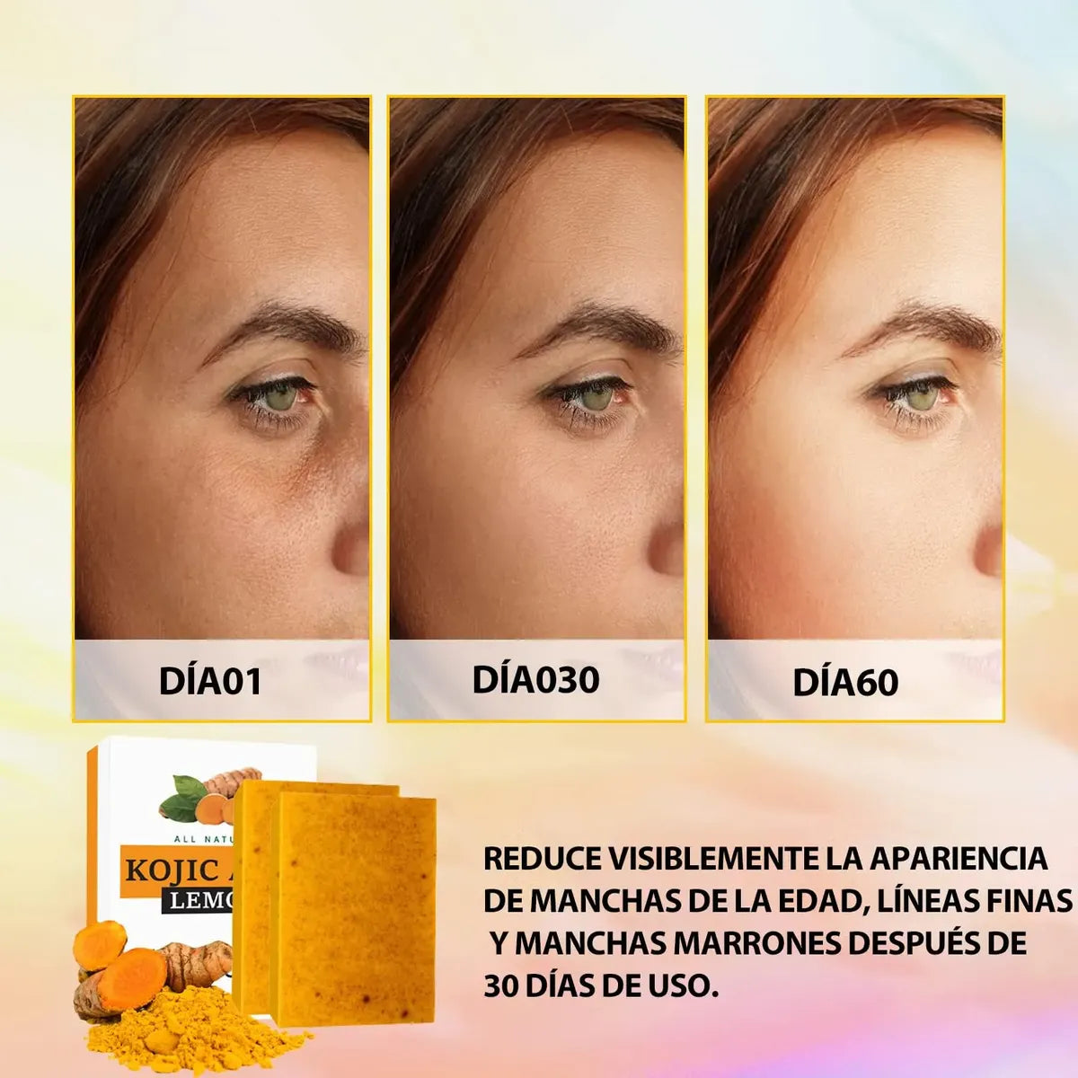 🌿✨ Jabón de Cúrcuma ✨🌿 El Secreto Para Una Piel Radiante