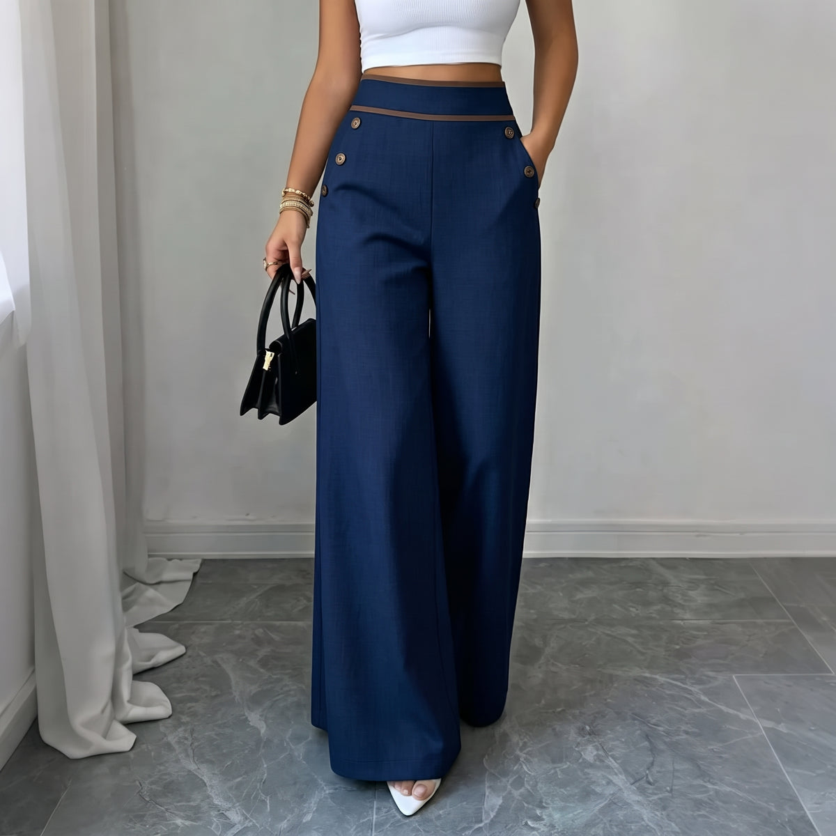 🌸PANTALÓN LISSINA BOTA ANCHA👖✨. Comodidad que estiliza, elegancia que mueve tu día. 💃🌸