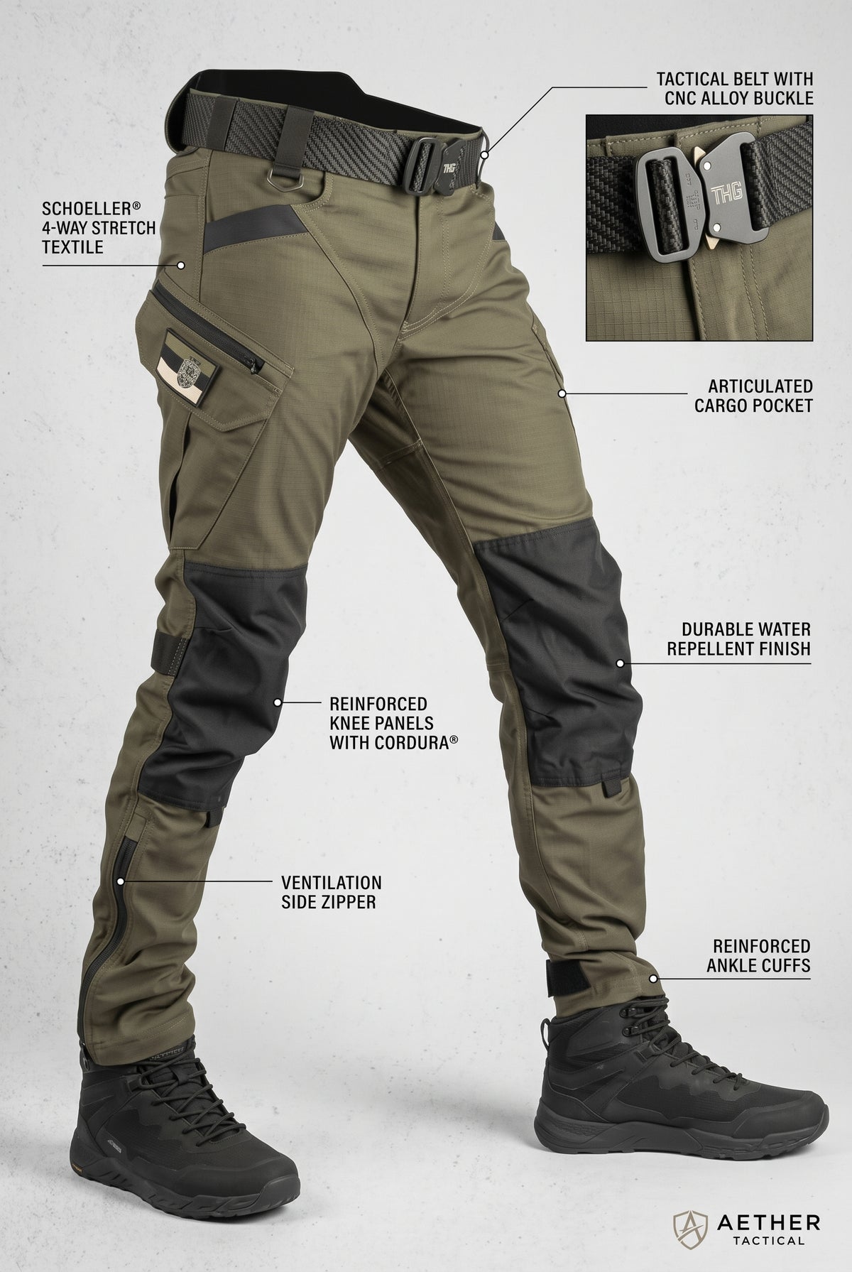 🔥 ¡PANTALONES CARGO FLEX DE MÁXIMA RESISTENCIA! 🔥🛡️
